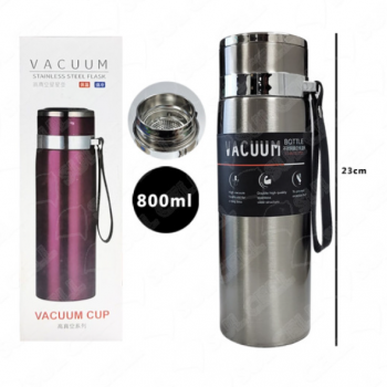 Garrafa Termica em Inox 800ml (BM-P1352) - Inox