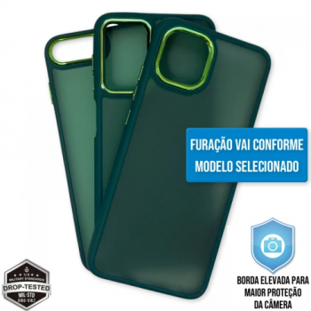 Capa Samsung Galaxy A10s e M01s - Clear Case Fosca Cangling Green