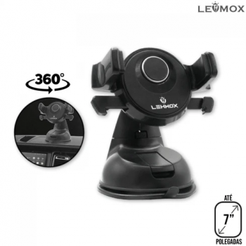 Suporte Celular Veicular LEY-1695 Lehmox - Preto