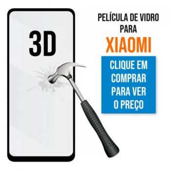 Película de Vidro 3D para Xiaomi 11T Preta