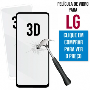 Película de Vidro 3D para LG K61/K51s/Q61 Preta