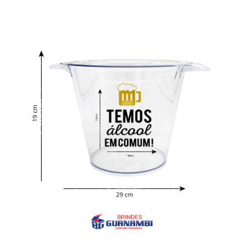 Balde Gelo 4,5L Acrílico
