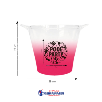 Balde Gelo 4,5L Degrade