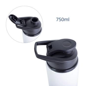 Garrafa Alumínio Branca 750ml