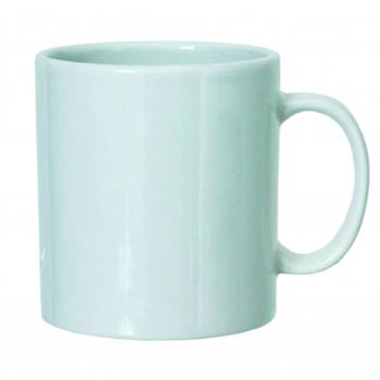 Caneca Cerâmica Branca 310ml Importada Delicadinha