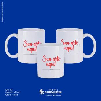 Caneca Cerâmica 325ml Branca