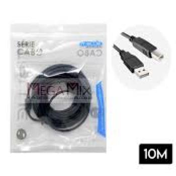 CABO COM CONECTOR USB2.0 IMPRESSORA LE-902-10M