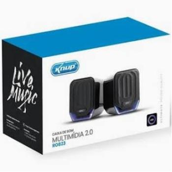 Caixa de som para PC/Notebook 12W KP-RO823 - Knup