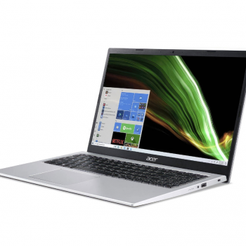 NOTEBOOK ACER A315-58-350L Intel Core i3 1115G4 de 3.0GHz Tela Full HD 15.6“ / 8GB de RAM / 256GB SSD - Pure Pr