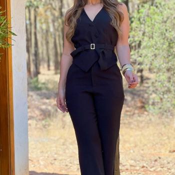 conjunto lauren - preto - GG - Isamiss