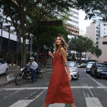 vestido liocel gio - PP - terracota - mamacita