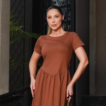 vestido helena - P - caramelo - madame chica
