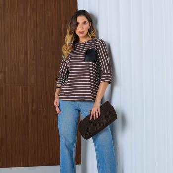 blusa simone - P - preto - madame chica