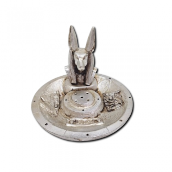Porta Incenso Prato Prata - Deus Anubis - 35209