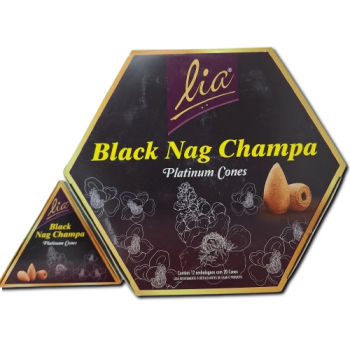 LIA CONE - Black Nag Champa - 7476