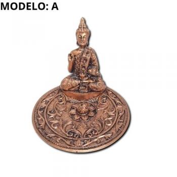 Porta Incenso Prato Bronze - Buda thailand - 25102