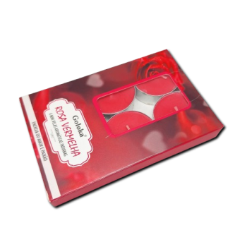 Mínis Velas Aromáticas Goloka De Rosa Vermelha C/6 - 14500