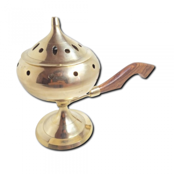Turibulo de Metal Dourado G  - 25x16 - 7874