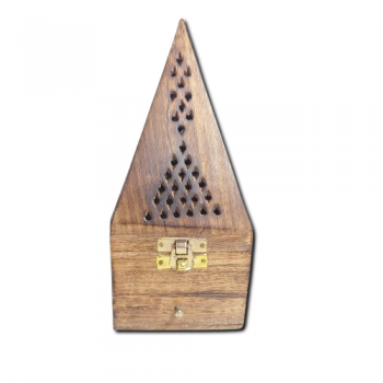 Incensário de Mesa Madeira Comum - 22x7,5 cm - 10175