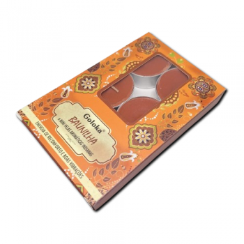Mínis Velas Aromáticas Goloka De Baunilha C/6 - 14476