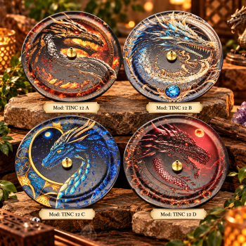 Porta Incenso DRAGONS - METAL- TINC 12