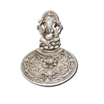 Porta Incenso Prato Prata - Lord Ganesha - 25228