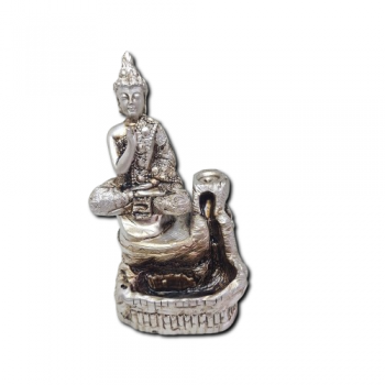 Porta Incenso Cascata Prata - Buda Thailand  Vitarka Mudra - 17730