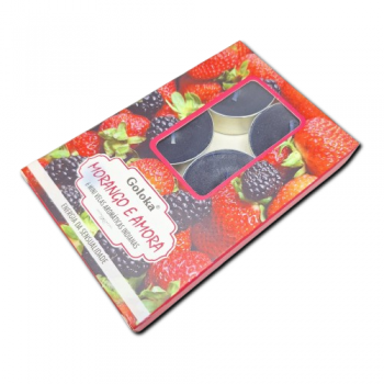 Mínis Velas Aromáticas Goloka De Morango E Amora C/6 - 14487