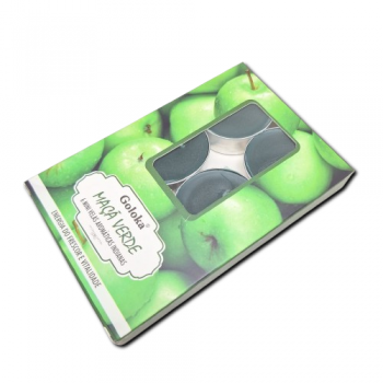 Mínis Velas Aromáticas Goloka De Maçã Verde C/6 - 14481