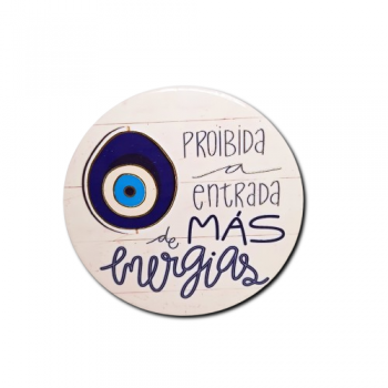 Decoração Olho Grego - Proibida a Entrada de Más Energias - MDECP - 189
