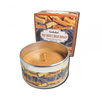 Velas Perfumadas Goloka - Palo Santo & Salvia Branca - 70012