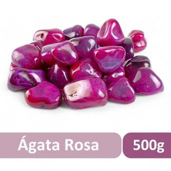 Pacote Pedras Agata de Rosa 500 gr - 10634