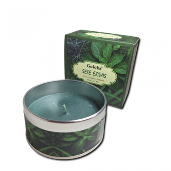 Velas Perfumadas Goloka - Sete Ervas - 70054