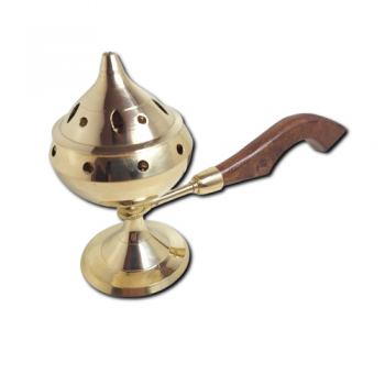 Turibulo de Metal Dourado P  - 13x22 - 7874-1
