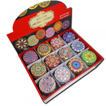 Caixa Colecionável com 24 Velas Perfumadas 5x7CM - 193264