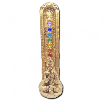 Porta Incenso Buda Thailand  Vitarka Mudra. - 7 Chakras Vertical - 50004