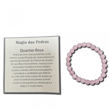 Pulseira Quartzo Rosa - 70116