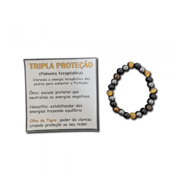 Pulseira Terapêutica - Tripla Proteção - 70103