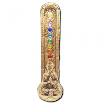 Porta Incenso Buda Thailand Orando - 7 Chakras Vertical - 50002