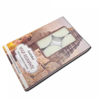 Mínis Velas Aromáticas Goloka Yoga Relax C/6 - 14484