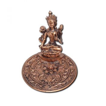 Porta Incenso Prato Bronze - Deus Shiva - 25101