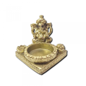 Porta Incenso e Vela - Lord Ganesha MRES-E36