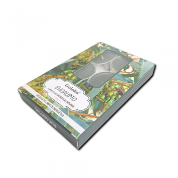 Mínis Velas Aromáticas Goloka De Eucalipto C/6 - 14497
