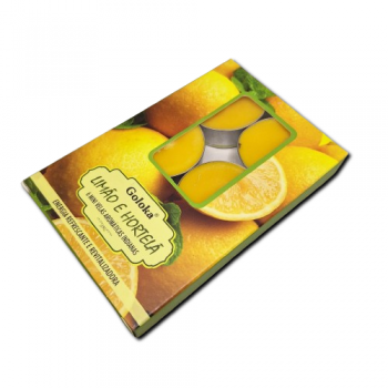 Mínis Velas Aromáticas Goloka De Limão e Hortelã C/6 - 14499