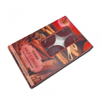 Mínis Velas Aromáticas Goloka De Maçã e Canela C/6 - 14485