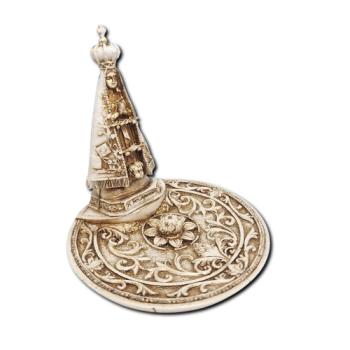 Porta Incenso Prato Branco - Nossa Senhora Aparecida - 39002