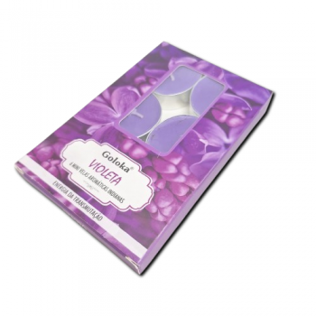 Mínis Velas Aromáticas Goloka De Violeta C/6 - 14495