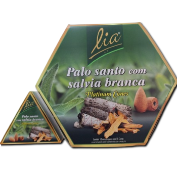 LIA CONE - Palo Santo com Salvia Branca - 7491