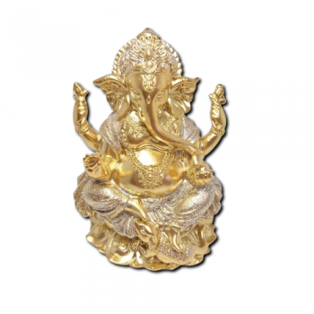 Decoração Lord Ganesha - Dourado Brilhante - MRES -B158