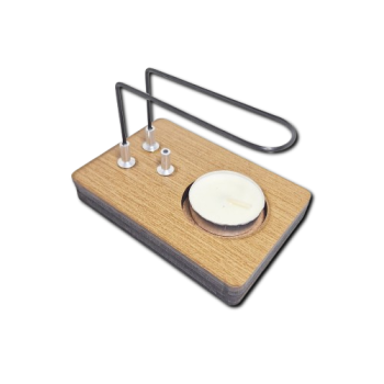 Incensario Madeira Marfim - 0903